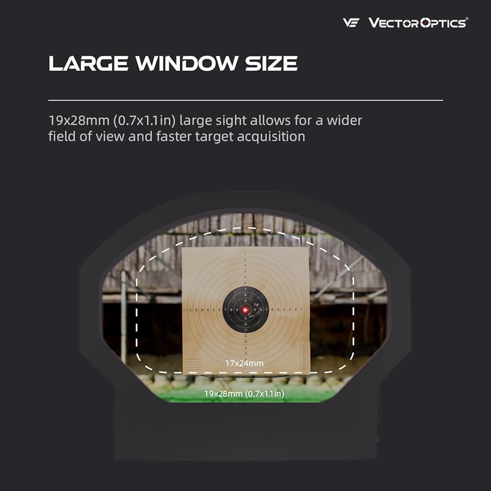 Ren（3点） Amazon.com: Vector Optics Frenzy 1x19x28 Illuminated 3 MOA